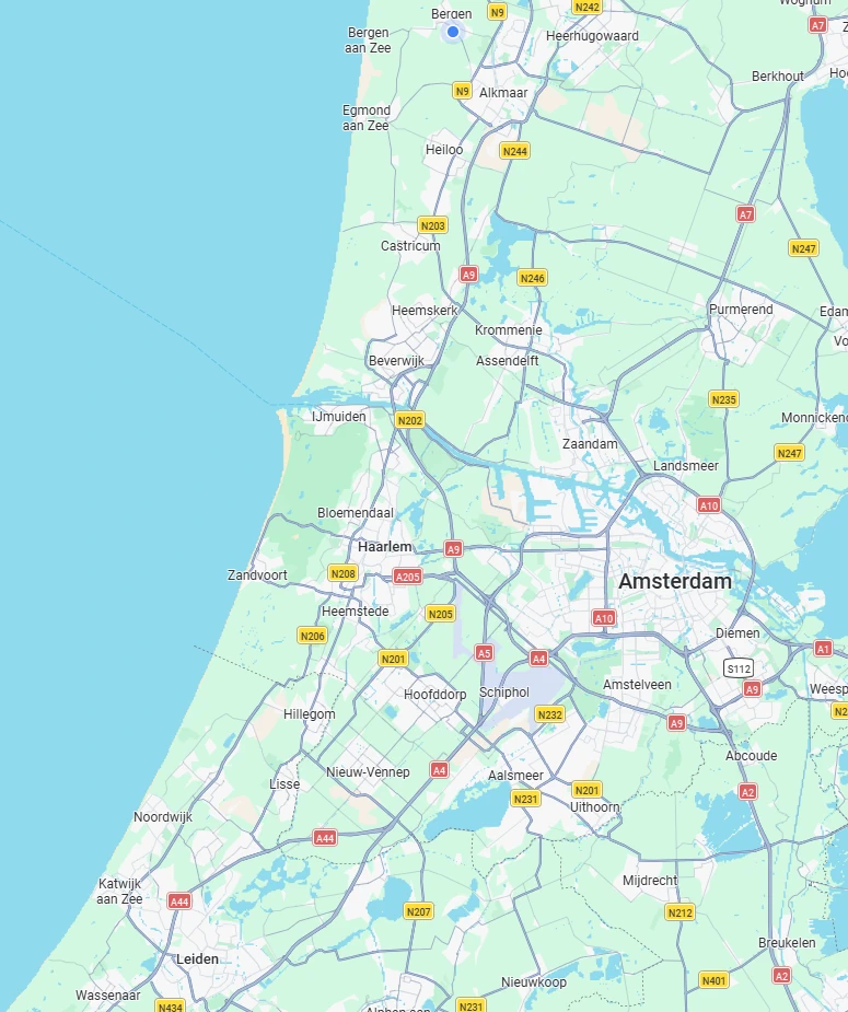 werkgebied Duivenvoorden Diensten - schilderwerk in Noord- en Zuid-Holland